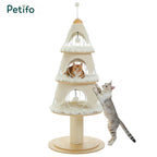 Albero per gatti a forma di albero di Natale