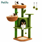 Albero per gatti a forma di cactus