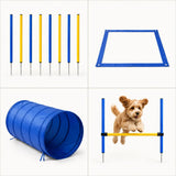 Set per l'addestramento all'agility dei cani PawHut