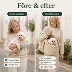 ComfyPaws Carry Bag vs after - Petifo