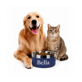 Ciotola personalizzata per animali Tagley con nome, per cani e gatti