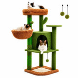 Albero per gatti a forma di cactus