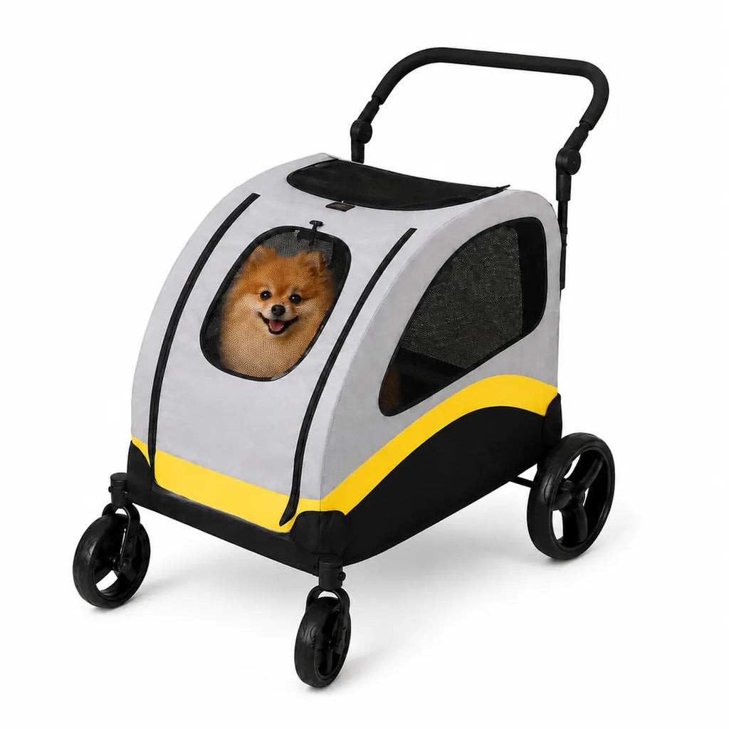 Foldable Pet Stroller for Large Dogs - Size M - Petifo