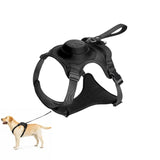 Pettorina per cani con guinzaglio retrattile integrato