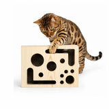 Gioco rompicapo per gatti Purrnivo con lima per artigli