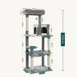 143 cm Grigio