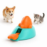 Lancia-premietti con clicker per animali domestici