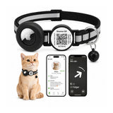 Collare per gatti TryggTag con identificativo QR e porta-AirTag