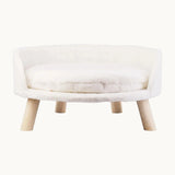 Cuccia rotonda per animali con gambe