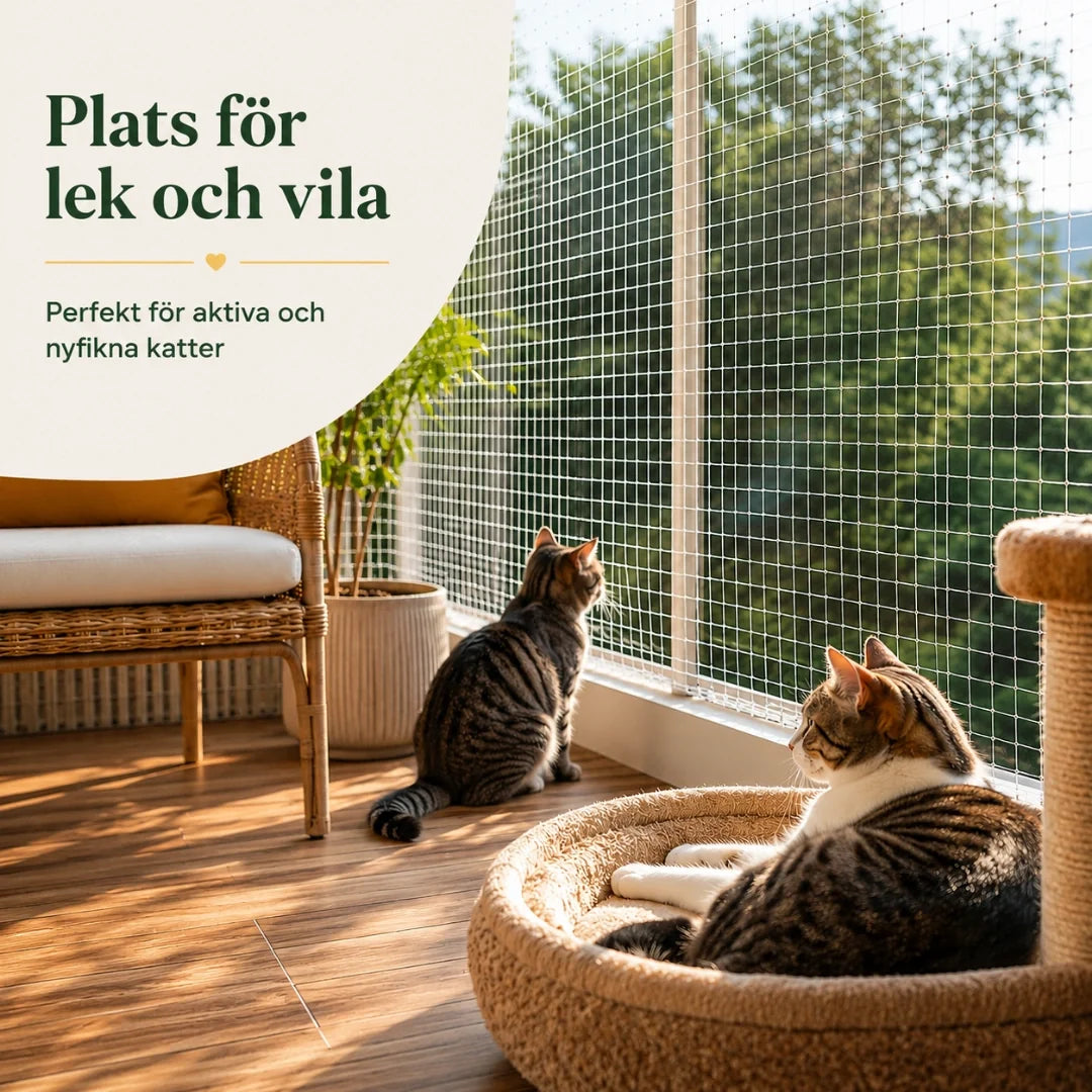 SafeGuard cat net for active and curious cats - Petifo