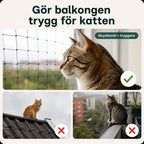 SafeGuard cat net as a protective net on the balcony - Petifo