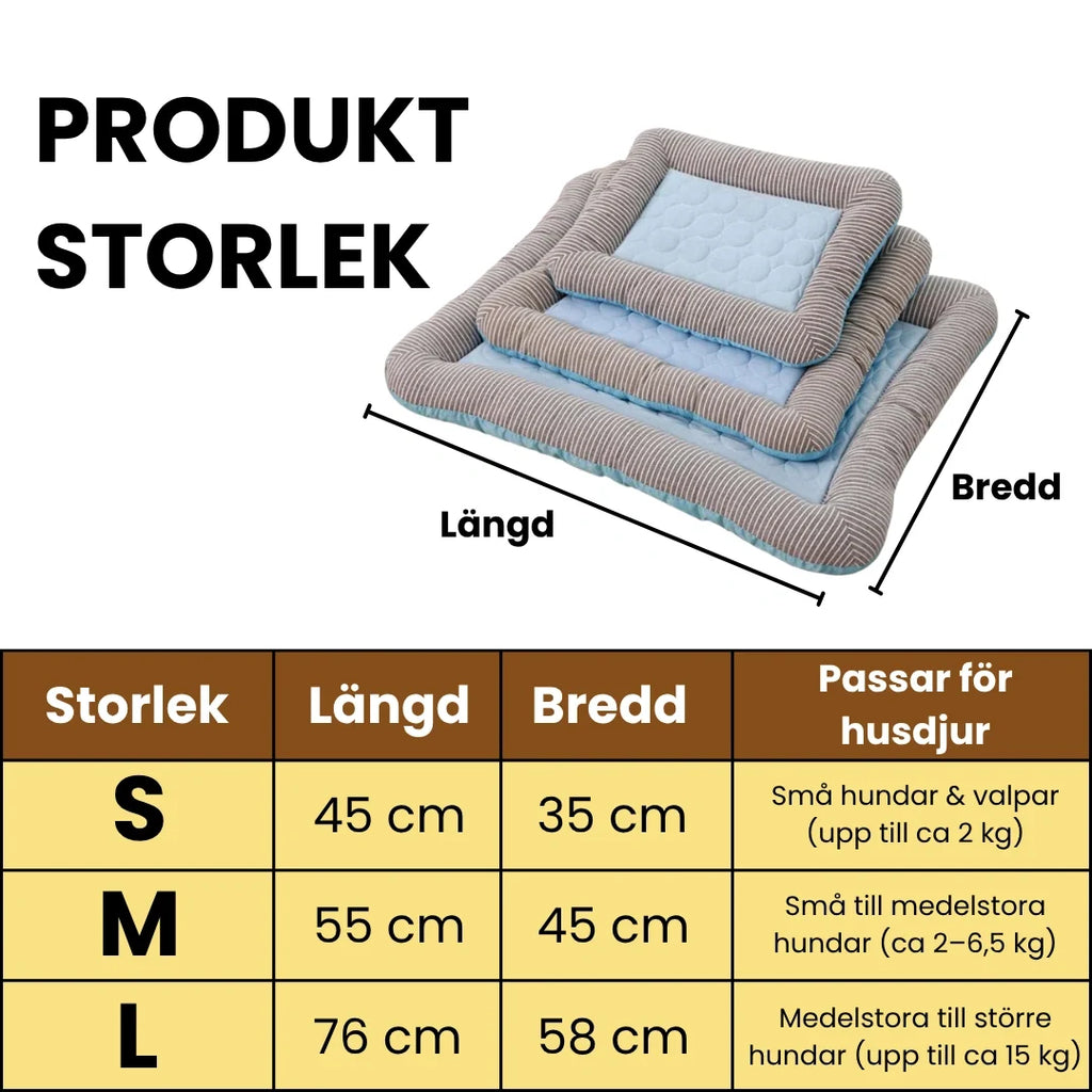 Size of Frostypaws Cooling Mat for dogs - Petifo
