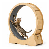 Ruota per esercizi per gatti in legno Tassiloop