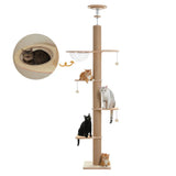 Albero tiragraffi per gatti TassTorn da pavimento a soffitto