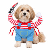 Costume da animale domestico da bambola inquietante