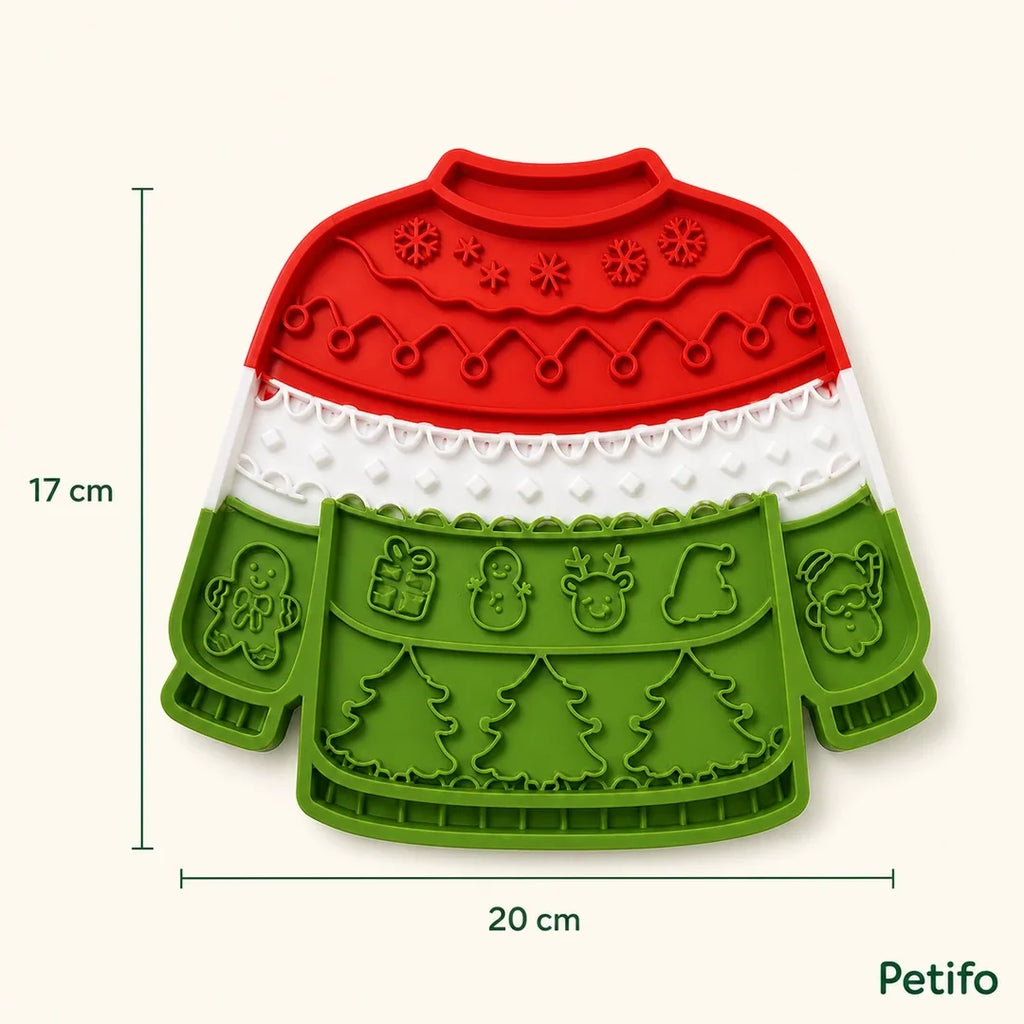 Dimensioni del tappetino MerryLick: 20 × 17 cm – Petifo