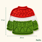 Dimensioni del tappetino MerryLick: 20 × 17 cm – Petifo