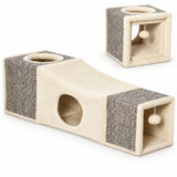 Tunnel per gatti 2-in-1 PawHut