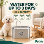PawHut 3.2 L Pet Water Fountain – capacity - Petifo