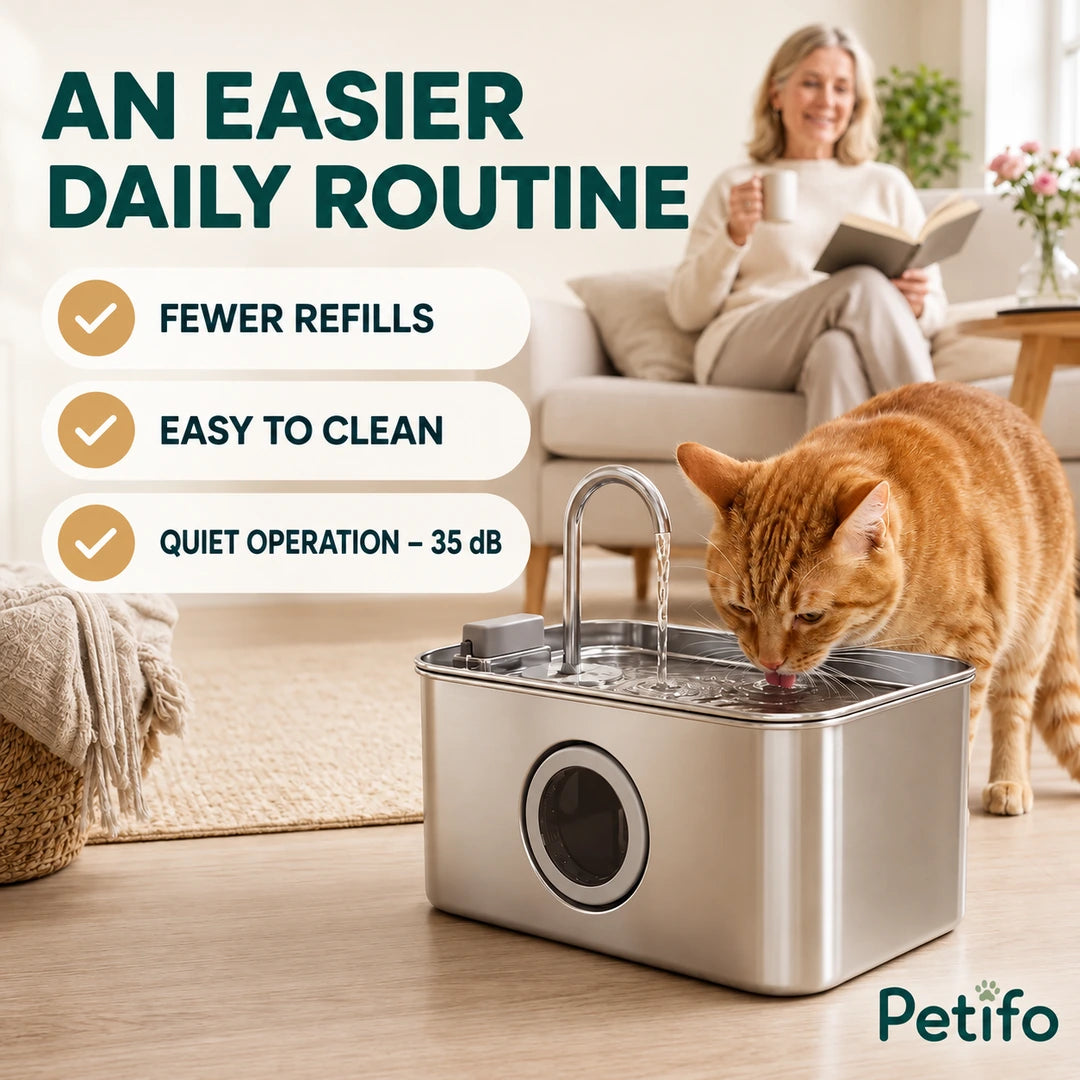 PawHut 3.2 L Pet Water Fountain – easy routine - Petifo