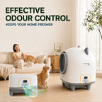 Odour-control feature on the PawHut automatic litter box - Petifo
