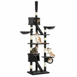 Albero tiragraffi per gatti da pavimento a soffitto PawHut