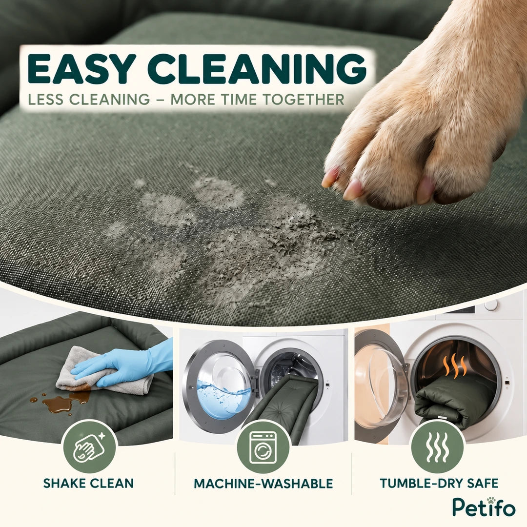 PawHut Foldable Dog Bed – cleaning - Petifo