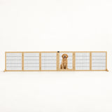 Cancelletto pieghevole in legno per cani PawHut