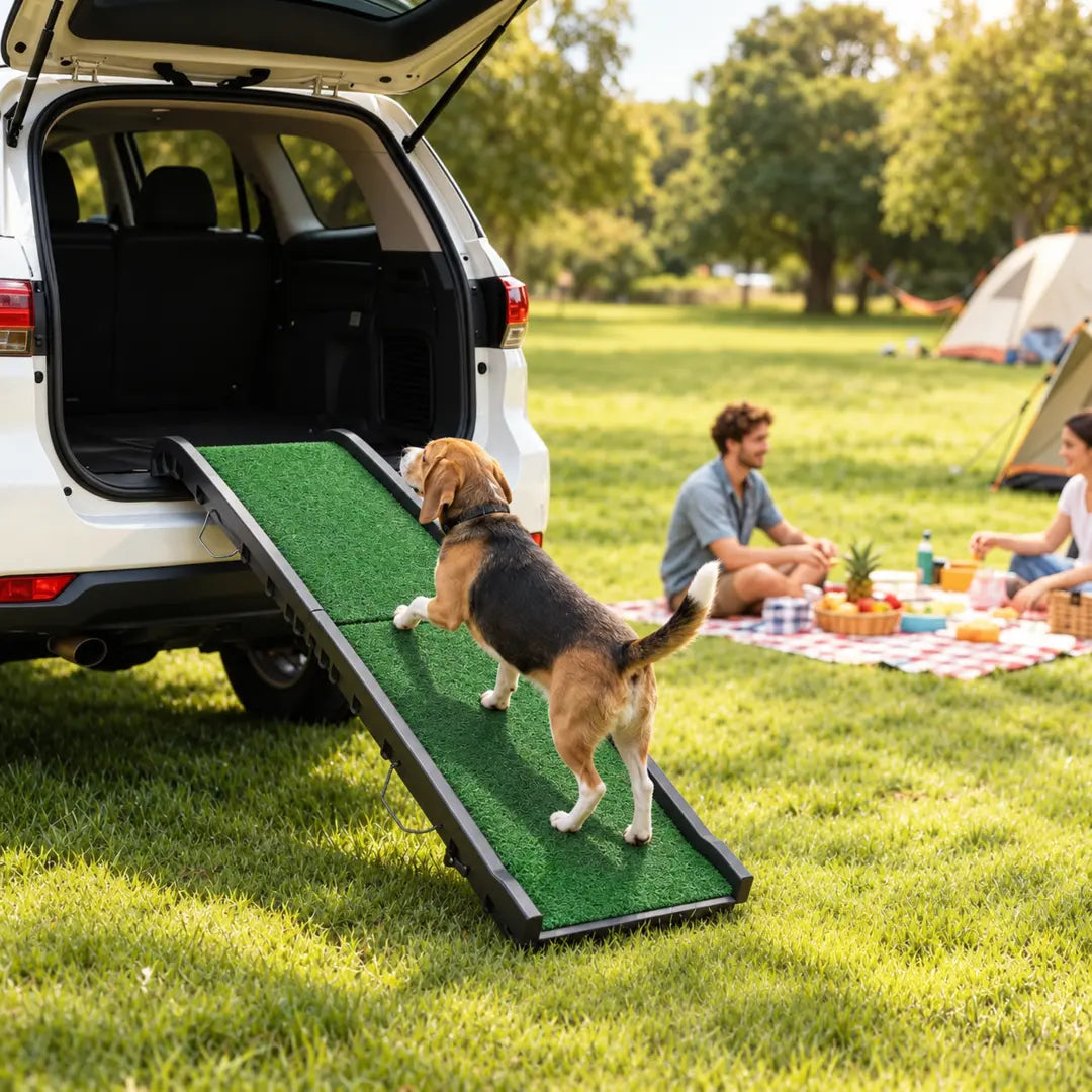 PawHut grass dog ramp – car lifestyle – Petifo