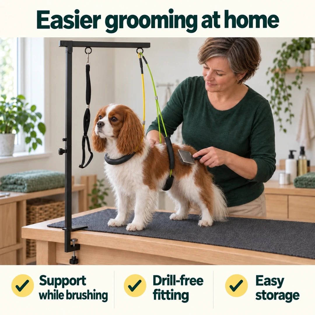 Pet Grooming Support Arm home grooming - Petifo