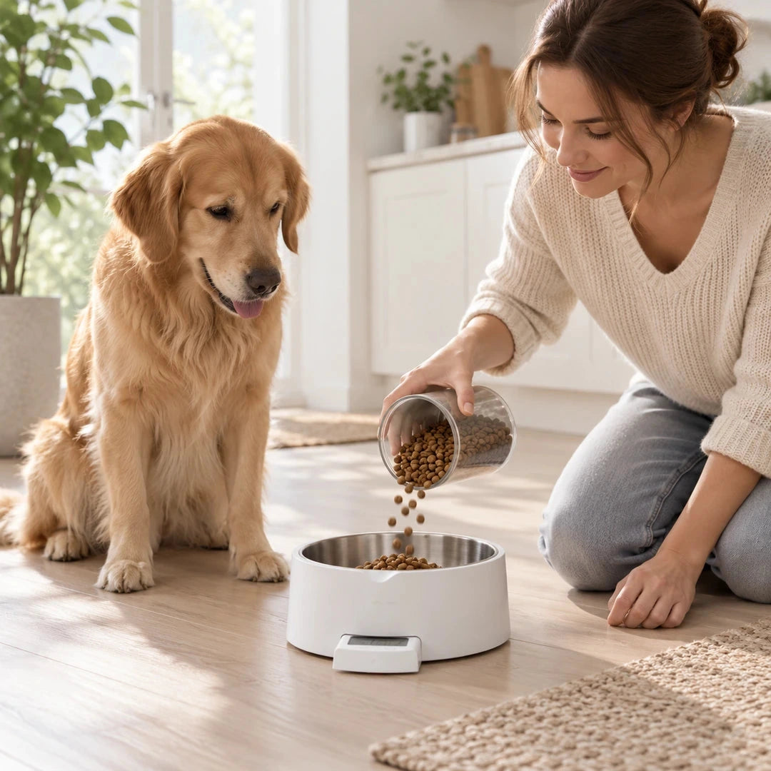 UpFeed Pro Pet Bowl with Scale, product view 2 - Petifo