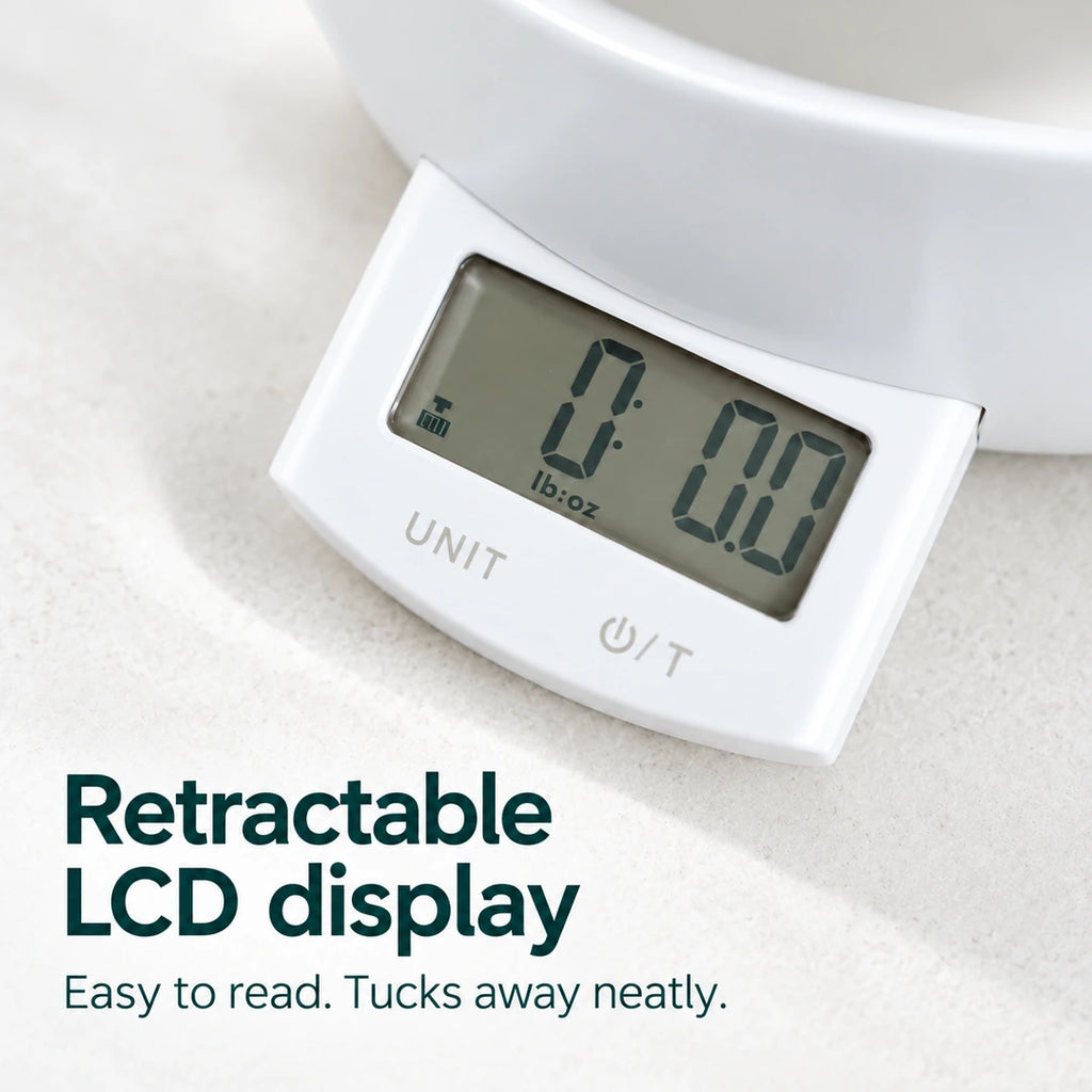 UpFeed Pro Pet Bowl with Scale, product view 8 - Petifo